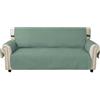 Ystyle Universale Copripoltrona 3 Posti con Braccioli, Verde Chiaro | Copri Divano per Gatto Antigraffio, Copridivano Natalizio Antimacchia Antiscivolo, Sofa Cover Moderno Lavabile per Soggiorno