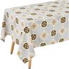 Baroni Home Tovaglia rettangolare in cotone, per 10 persone, Tavoli Cucina e da Giardino, per tutte le occasioni, Lavabile in Lavatrice, Resistente ed Elegante (Nobile, 160x300 cm)