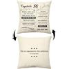 Aconesong Idee Regali per Ragazze di 16 Anni Originale Regalo di Compleanno per Adolescente Copricuscini Decorativa Ricordo di Festa per Divano o Camera da Letto Cuscino Copertura 1 Pezzo (16° compleanno)