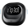 Mesqool Sveglia vibrante per dormire pesanti, ricaricabile, con funzione di blocco dei tasti, doppio allarme giorno della settimana/fine settimana, sveglia portatile da viaggio per dormire, mini sveglia