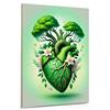 emmena - Quadro Cuore Anatomico Verde - 18x24 cm