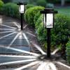 Solpex 2 lampade solari per esterni, luci a LED solari da giardino, impermeabili, per giardino, terrazza, paesaggio, marciapiede, colore bianco