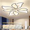 OTREN Plafoniera LED Soffitto Moderna, Dimmerabile Lampadario Camera da Letto 48W, Lampada da Soffitto con Telecomando per Soggiorno Sala da Pranzo Cameretta Bambini, 4 Fogli, 68CM