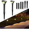ARTINABS Luci Solari da Esterno Giardino con Sensore di Movimento, 2P | Impermeabile IP65, 2 modalità di luce, batteria 1500mAh fino a 120h, facile installazione wireless per giardino