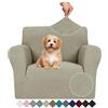 Ystyle Copridivano 1 Posti Con Braccioli, Copripoltrona Elasticizzato, Copri Divano Antigraffio Gatto Cani, Fodera Divano Antiscivolo Antimacchia, Universale Sofa Cover Moderno, Cachi