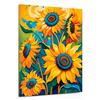 emmena - Quadro Fantasia di Girasoli III - 20x25 cm