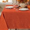 Romanstile tovaglia autunnale antimacchia 140x240 cm arancione 10-12 posti tovaglie rettangolare per tovaglia jacquard Impermeabile decorativa per feste di compleanno, cucina, sala da pranzo,halloween