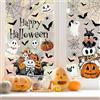 Kangtaixin Grandi Adesivi di Halloween per Finestre - 71 Pezzi con Zucca, Ragnatele, Pipistrelli, Fantasmi, Decorazioni per Camerette e Feste