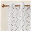 Ystyle Tende per Interni Voile Semi Trasparenti 2 Pezzi con Occhielli, 140x300cm, Tenda a Panello Tende Leggere Morbida per Camera da Letto Cameretta Bambini e Soggiorno Moderne, Marrone
