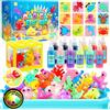 iKidiki Gel Magico per Creare Folletti d'acqua, Giocattolo Bambini 5 6 7 8 9 Anni Regalo Bambina 4-10 Anni Giochi da Spiaggia Giardino Natale Regalo Bambina Creativi Magic Jelly Colori per Bambini Creare