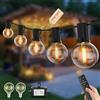 Pogestrand Luci Da Esterno Giardino G40 15M 24V Con Telecomando,Dimmerabile,Timer | Tonalità Calda 2200K,Impermeabile,25 1W Lampadina in Infrangibile Collegabile Catena Luminosa Esterno Per Patio Giardino