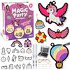 Felly Kit di Pittura 3D Puffy Art, Kit Di Pittura Gonfia Fai Da Te con 12 Penne Colorate, Attività DIY Manuali e Colorazione Bambini, Regali Creativi per Ragazza 5 6 7 8 9 10 11 12