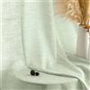 MIULEE Voile Tende Lino Traslucide, Verde Erba, 140x225cm, 2 Pannelli | Tende a Pannello per Interni Lino, Tessuto Leggero, Ideali per Soggiorno, Camera da Letto, Finestre e Porte Balcone