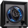 Klarstein Porta Orologi Uomo, Box Carica Batterie per Orologi Automatici, Scatola Orologi, Scatola Porta Orologi con Mantenitore di Carica, Scatola del Tempo per Orologi 4 TDP, 3 Modalità di Rotazione