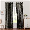Ystyle Tende Per Interni In Velluto 2 Pezzi, 140x280cm, Tende Oscuranti Termiche Isolanti, Anti-Rumore, con Anelli, Tenda Moderna per Camera da Letto e Soggiorno, Nero