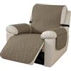 Ystyle Copripoltrona Relax Reclinabile Grande 1 Posto, Caffè Chiaro | Copridivano 1 Posto Elettrica Salvadivano Antigraffio, Copri Poltrona Elettrica Reclinabile con Braccioli con Fascia Elastica