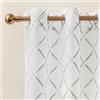 Ystyle Tende per Interni Voile Semi Trasparenti 2 Pezzi con Occhielli, 140x260cm, Tenda a Panello Tende Leggere Morbida per Camera da Letto Cameretta Bambini e Soggiorno Moderne, Beige