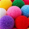 Perlin - Pompon 30/25/20/15/12/10 mm Mix Colori Pompon Cucito Colorato Tilda Fai da Te Palle di Peluche Soffici Palline per Divertenti DIY Creativo Artigianato, Mix - Bunt, 20mm 125Stk