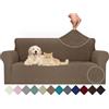 Ystyle Copridivano 3 Posti Con Braccioli, Super Elasticizzato Fodera Divano, Copridivani Antigraffio Gatto Antiscivolo Antimacchia, Universale Moderno Sofa Cover Lavabile, Marrone