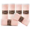 MINIBOO Spugnette Neonato in Bambù, Set da 6 - Asciugamani Viso Morbidi e Assorbenti per il Bagnetto - Lavette Riutilizzabili per Pelle Sensibile - Salviette Lavabili Ipoallergeniche (Rosa)