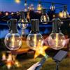 Sprifityy 35m Catena Luminosa Esterno Solare, Catena Luci Luminosa | Esterno Giardino,con Telecomando Lampadine G40 Dimmerabile,IP44 per Giardini Terrazze Balconi,Luce Calda Lampadina