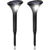 ARTINABS Luci Solari da Esterno Giardino con Sensore di Movimento, 2P | Impermeabile IP65, 2 modalità di luce, batteria 1500mAh fino a 120h, facile installazione wireless per giardino