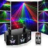 propulsion Life Luce da discoteca, Luce D-MX con 9 lenti a LED RGB, proiettore DJ con effetto stroboscopico attivato dal suono, adatto per feste, club, matrimoni, concerti, bar, compleanni