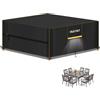 OLEVOLT Copertura per Mobili da Giardino Telo Copertura Tavolo da Esterno | Coperture per Mobili da Giardino Impermeabili Copri Tavolo da Esterno Telo Copri Mobili Giardino 420D Oxford 220x220x90cm