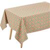 Baroni Home Tovaglia rettangolare in cotone, per 6 persone, Tavoli Cucina e da Giardino, per tutte le occasioni, Lavabile in Lavatrice, Resistente ed Elegante (Sicilia, 140x180 cm)