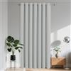 Joydeco Tende Oscurante per Interni 1 Pezzi L 140 x A 260 CM, Tenda Porta Termiche Isolante con Occhielli per Soggiorno e Camera da Letto Moderne, Grigio Bianco