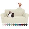 Ystyle Copridivano 2 Posti Con Braccioli, Super Elasticizzato Fodera Divano, Copridivani Antigraffio Gatto Antiscivolo Antimacchia, Universale Moderno Sofa Cover Lavabile, Beige