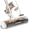 ACE2ACE Spazzola Peli Animali da Tappeti - Autopulente a Raccolta Autonoma | A3 PRO Spazzatrice per Tappeti con Manico Lungo 1.5m per Rimuovere Peli di Cane e Gatto da Moquette e Stuoie, Nero