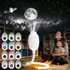 XIHUAN Proiettore Stelle Soffitto, USB Galaxy Projector Night Light Bambini | 2 IN 1 Hd Smart Holographic Luce Notturna Proiettore 12 Film di Proiezione Luminosità Regolabile per Camera da Letto Soffitto