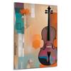 emmena - Quadro Violino - Stile Vintage Collage - 18x24 cm