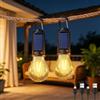 LIAISIMI Lampada da campeggio a LED ricaricabile, con 3 modalità di luminosità, impermeabile, per campeggio, interruzione di corrente, emergenza, pesca, avventura (2 pezzi)