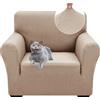 Ystyle Copridivano 1 Posti Con Braccioli, Copripoltrona Elasticizzato, Copri Divano Antigraffio Gatto Cani, Copridivani Antiscivolo Antimacchia, Universale Sofa Cover Moderno, Cachi