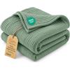 Totsy Baby Coperta mussola neonato cotone 75 x 60 cm - Plaid garza coccola teli muslin lenzuolo bambino sottile fasciatoio trapunta leggera neonati tessuto traspirante per bimbi Oeko-Tex Salvia