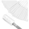 Zozen Bandiere PVC 100 pz Bianche Asta 38×10×13cm Riutilizzabili. | Scrivibile,Per Picchetti,Cantiere,Paesaggi,Pet Training,Servizi pubblici,Alta visibilità, Antintemperie, Per ruota metrica.