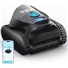 BRINBO C1 Robot Piscina Pareti e Fondo, Linea d'Acqua, Doppio Filtro, Aspiratore Piscina Senza Fili, 7 modalità di Pulizia, 180 min, Pulitore con App, Robot Pulisci Piscine Fino a 150 m²
