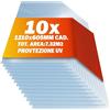 GARDEBRUK 10x Fogli Policarbonato Lastre Alveolari 7.3m² | Spessore 6mm, 121x60.5cm, Pannelli in Plastica Trasparenti, Lastra Alveolare, Pannello, per Esterno, Serra