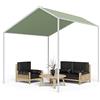 Blumfeldt Gazebo, Gazebo 3x3 con Struttura in Alluminio, da Giardino con Tettuccio Antivento e Idrorepellente, Esterno Resistente Protezione da Raggi UV 50+ per Eventi e BBQ- Verde