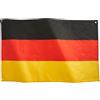 Runesol Bandiera Germania, 3x5, 91x152cm, Striscione Germania, Celebrazioni Euro, Tedesco, Bandiere Premium, Impermeabile, Interno, Esterno, Fasching