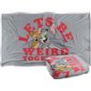 LOGOVISION Tom And Jerry Weird Together Valentine Coperta super morbida al tatto setoso - 91 x 147 cm