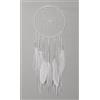 Rayher Kit DIY acchiappasogni, 18cm ø, 60cm, bianco, bus blis. 1pz, 66077000