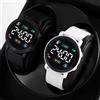 Coppia Orologi LED Black & White Military Silicone Digitali
