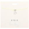 Depesche 11837-008-Bracciale Giallo Be You. Sii Fortunato con Ciondolo in Argento e Perla Decorativa, Lunghezza variabile, Ideale Come Idea Regalo, Multicolore, Taglia Unica, 11837-008