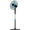 Cecotec Ventilatore da pavimento EnergySilence 500.5 pale, oscillante, 3 velocità, regolabile (115-135 cm), motore in rame, 40 W (110-130 cm, Nero)