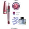 Marinaio Penna stilografica SAILOR Pro Gear Slim Manyo II Wisteria 14K F pennino con s...