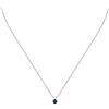Morellato Collana Donna in Argento 925‰ Riciclato, Zircone Blu, Collezione Tesori - SAIW172