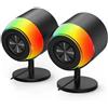 REDRAGON Altoparlanti Redragon Ahri Bth RGB 6W 100Hz-20kHz 9x10.1x13.8cm 2pz Nero [GS598]